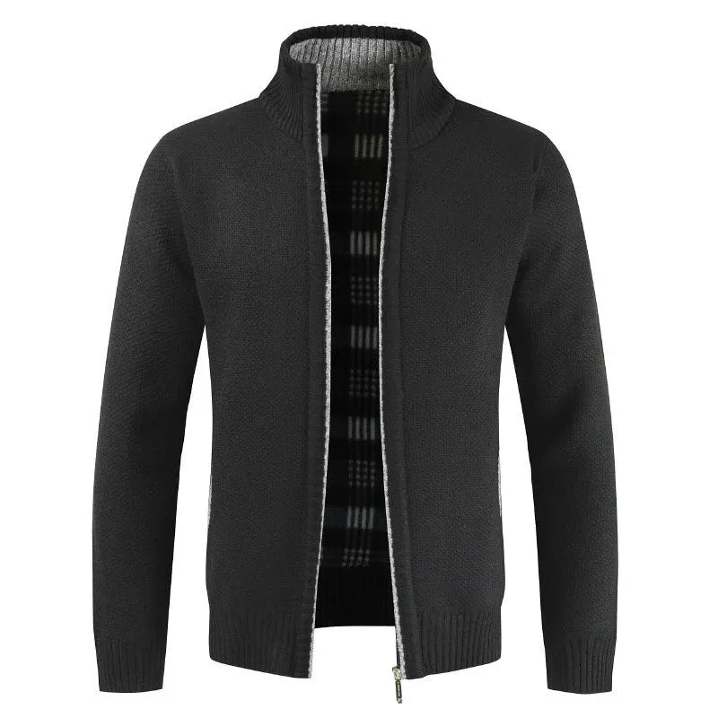 Men's Fleece Cardigan Sweater