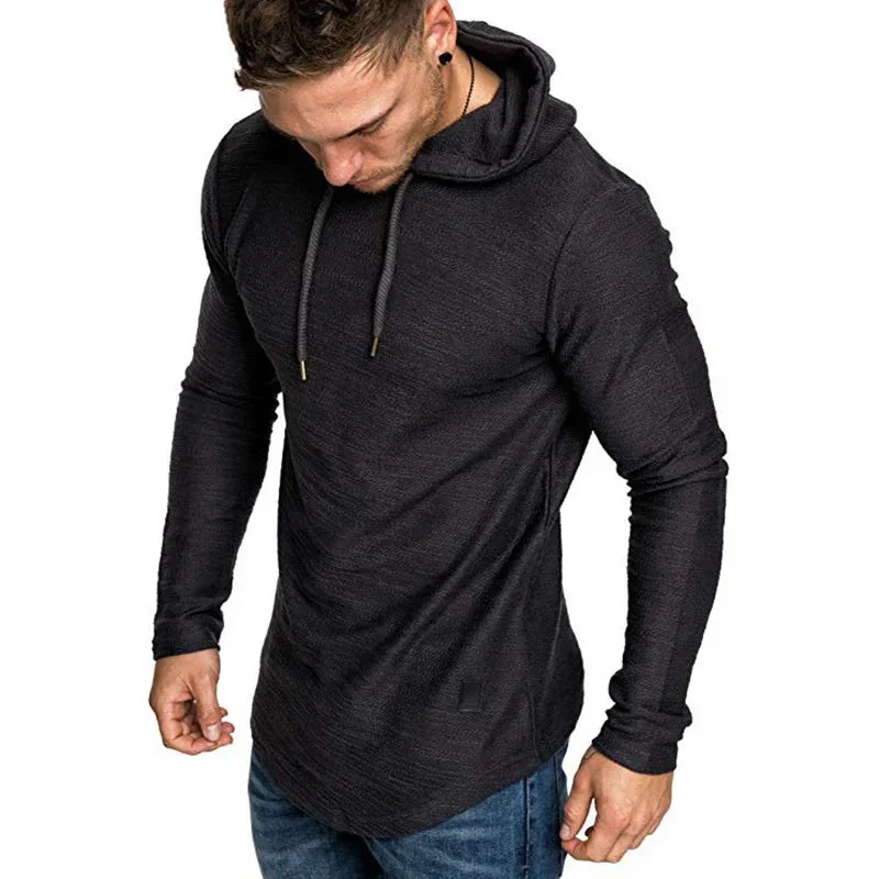 Men's Hoodie Sweatshirt Casual Long Sleeve Slim Top