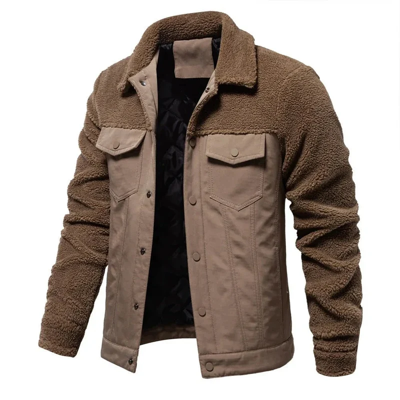 Men's Fleece Jacket Fashionable Winter & Autumn Coat