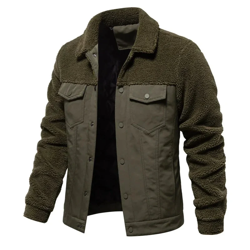 Men's Fleece Jacket Fashionable Winter & Autumn Coat