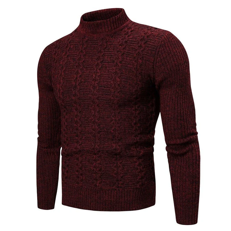 Men's Fashion Trend Twisted Long-Sleeved Casual Sports Sweater