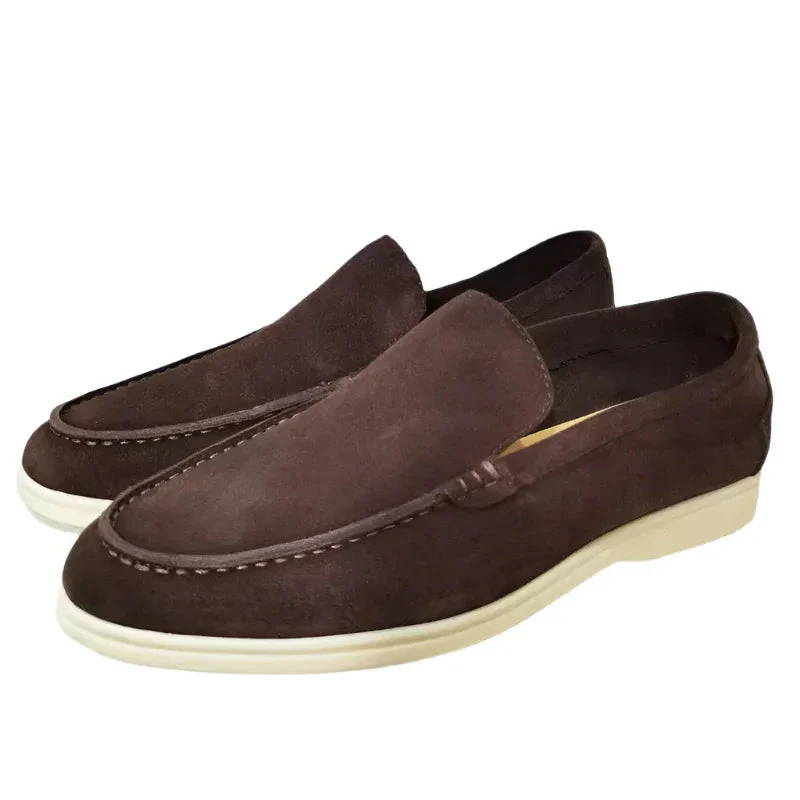 Men's Summer Loafers Casual Flat Slip-On Driving Shoes