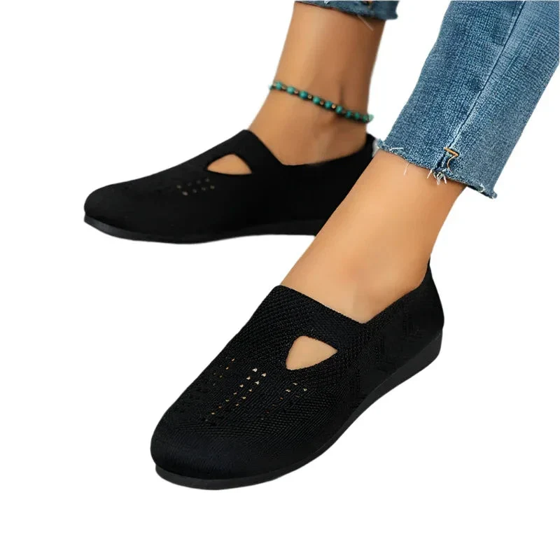 Women Flat Breathable Mesh Shoes Summer Light Loafers