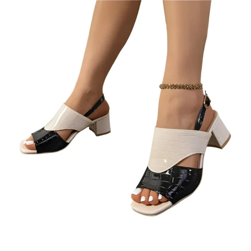 Women's Shoes Mid-Heel Chunky Sandals