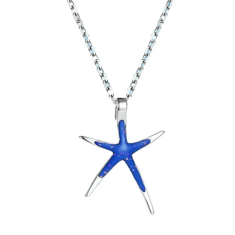 European And American Starfish Pendant Women's Necklace