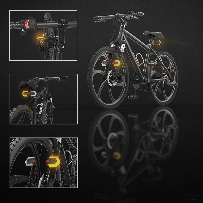 1Set Smart Turn Signals for Bicycle