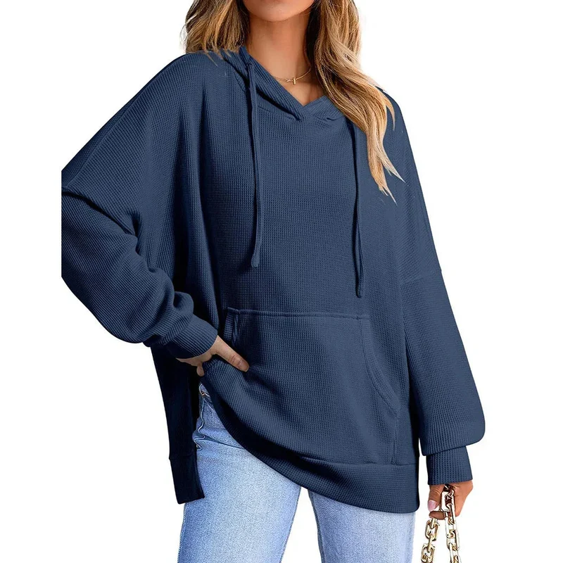 Comfortable Knit Pullover Sweater Long Sleeve Hoodie