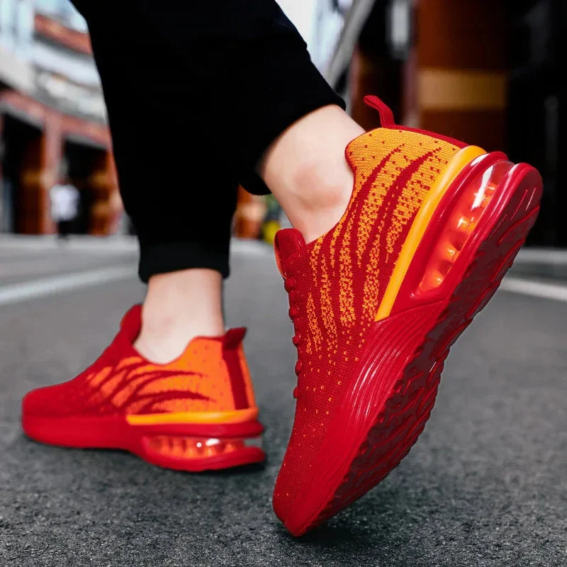 Men's Sneakers With Cushioning Effect Casual Trendy Running Shoes