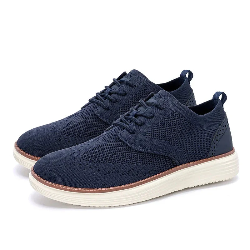 Outdoor Fly Woven Mesh Hiking Versatile Men's Casual Shoes