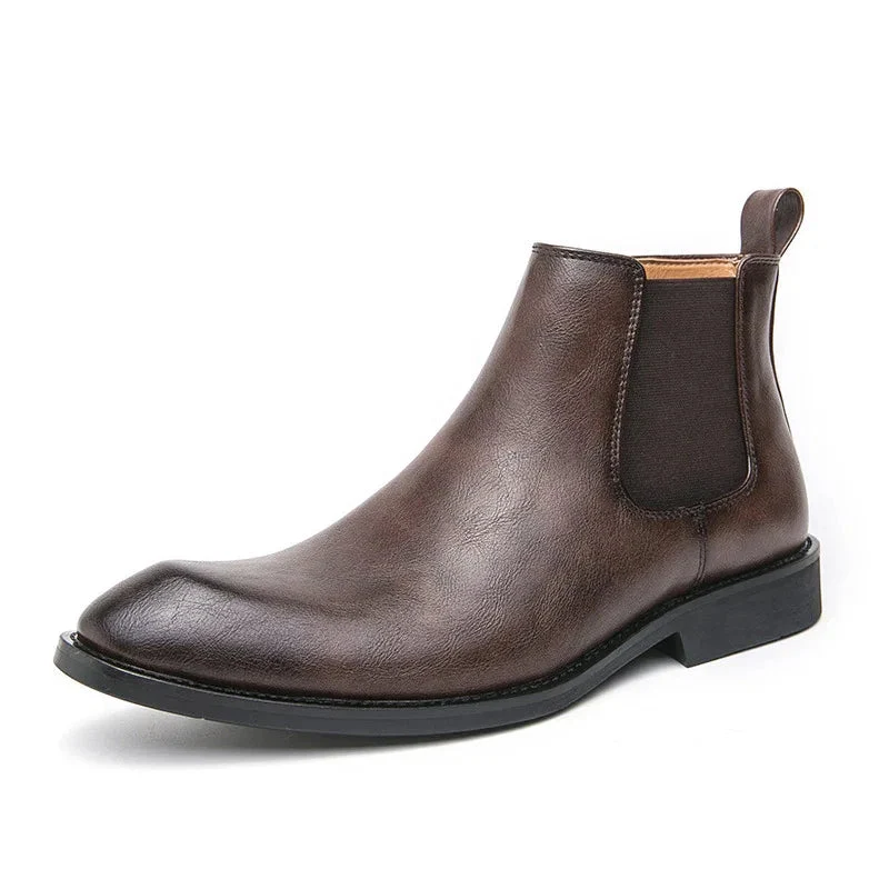 Fashionable Retro Autumn And Winter Men's Short Boots