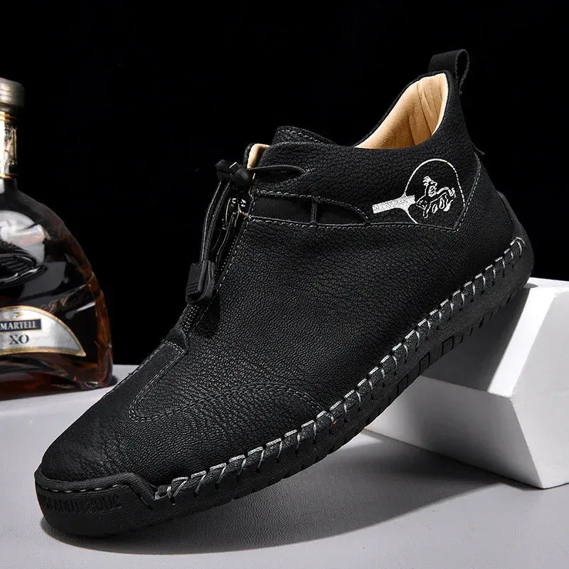Men's Light And Comfortable Casual Leather Shoes