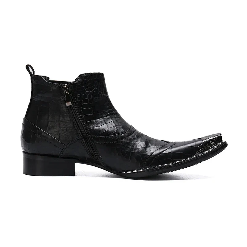 Men's British-Style High-Top Shoes Summer Breathable Chelsea Boots