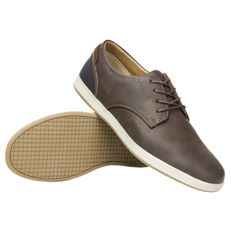 Men's Casual Comfortable Leather Board Shoes