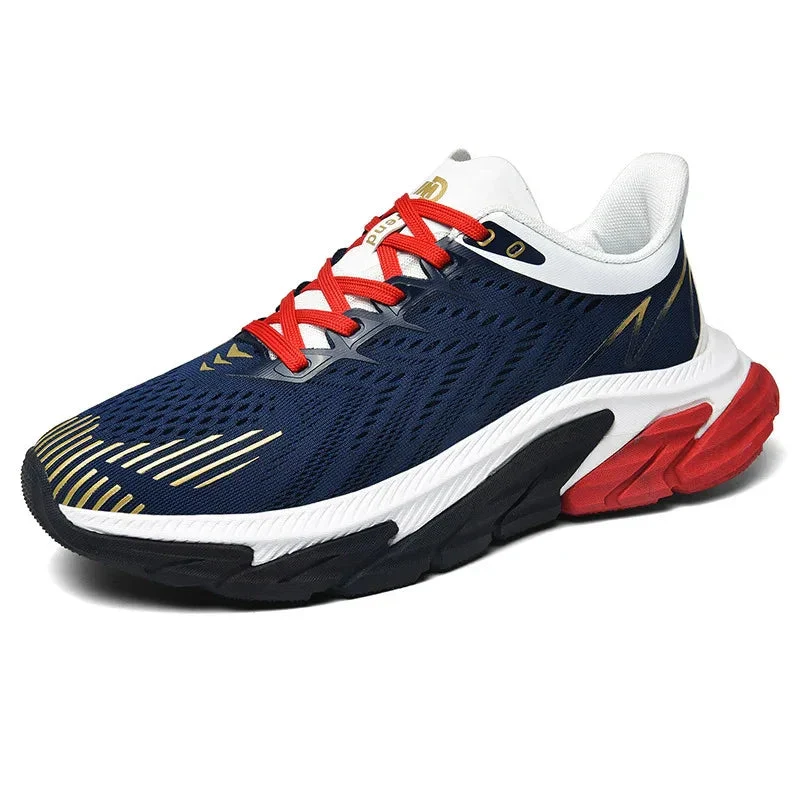 Men's Sports Sneakers Shock Absorption Cushioning Ultra Light Breathable Running Shoes