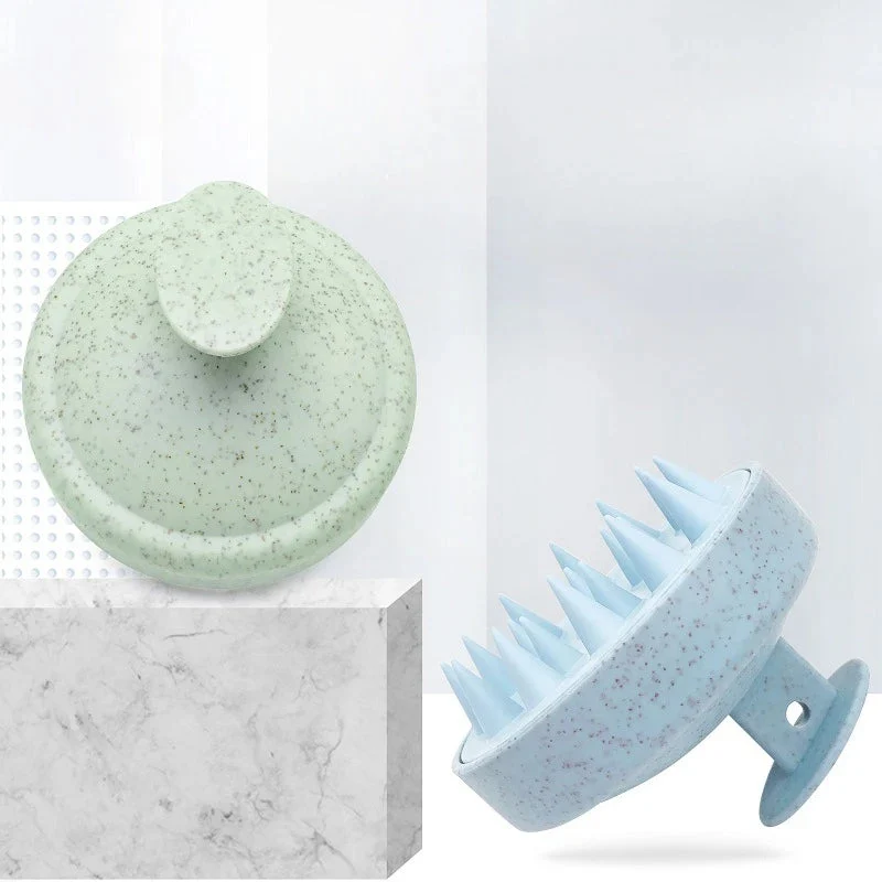 Silicone Shampoo Brush Head Scalp Massage Comb