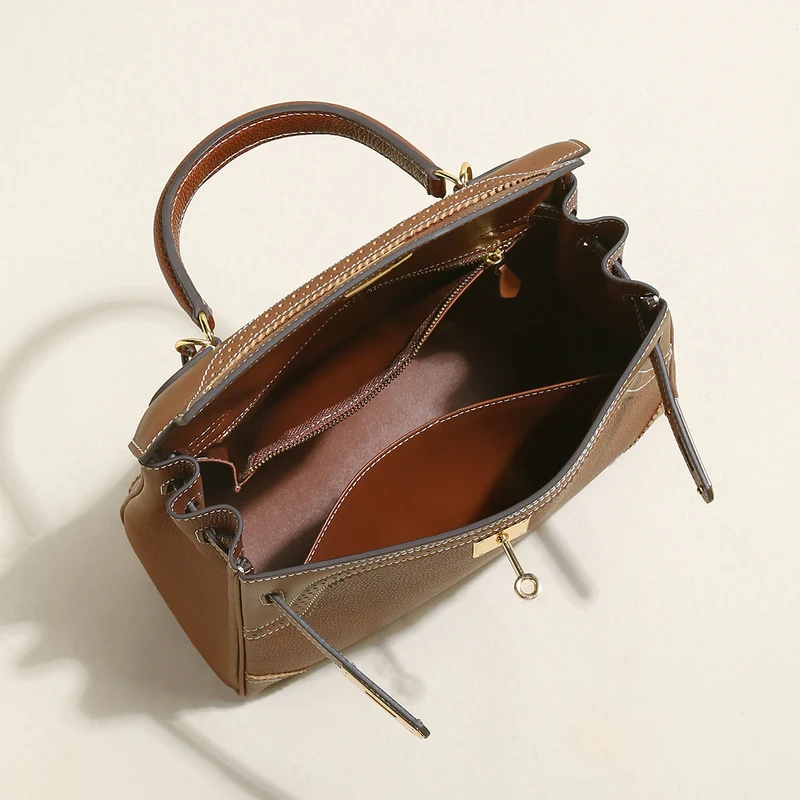Los Altos Top Handle Leather Bag