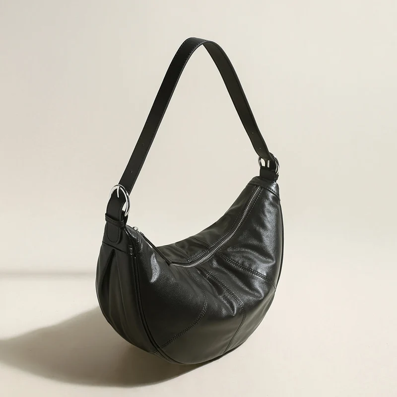 Macy Slouchy Leather Shoulder Bag