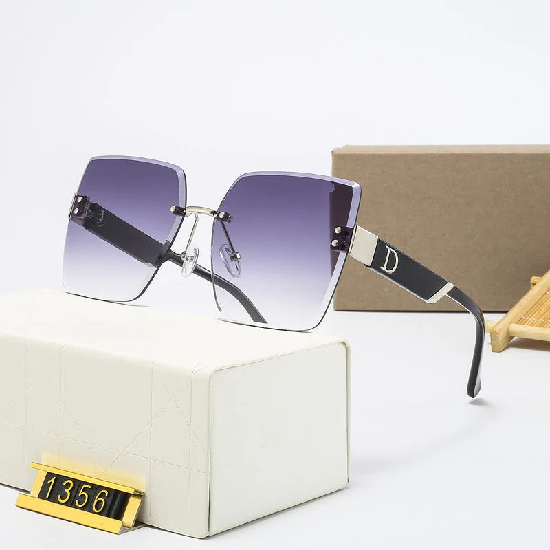 Fashion Luxury Rimless Sunglasses