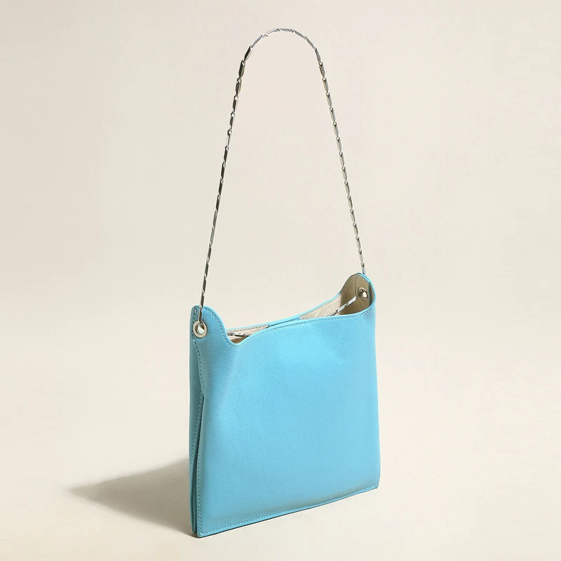 Sandra Leather Shoulder Bucket Bag