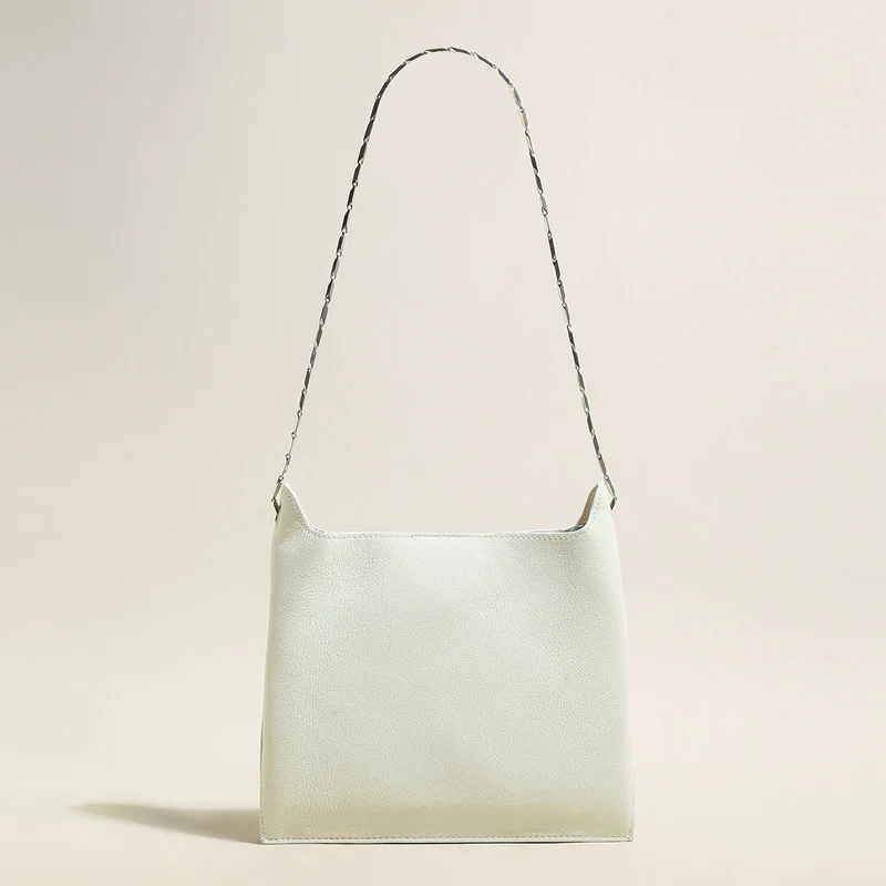Sandra Leather Shoulder Bucket Bag