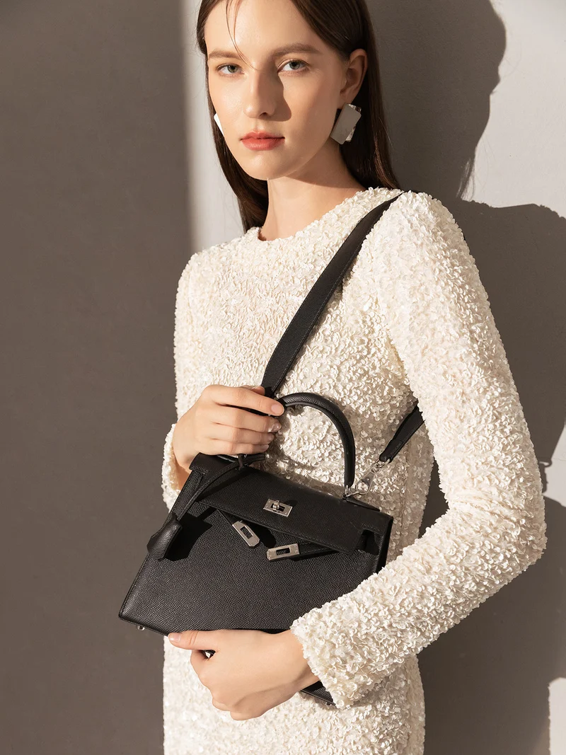 Clifton Leather Top Handle Bag