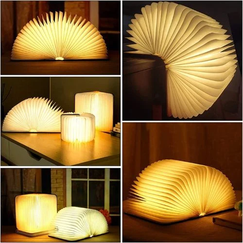 Wooden Book Light
