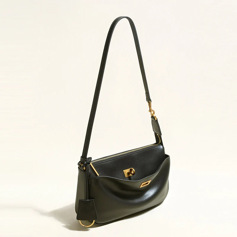 Santa Monica Leather Shoulder Bag