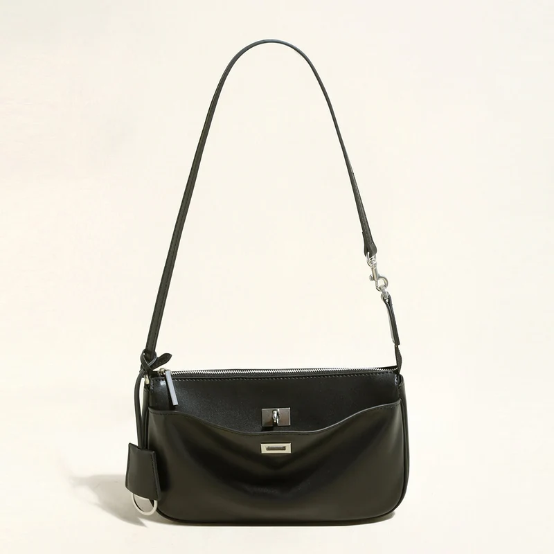 Santa Monica Leather Shoulder Bag