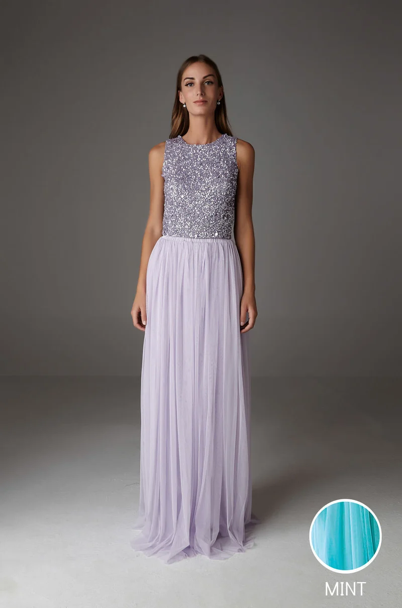INES MAXI SKIRT MINT