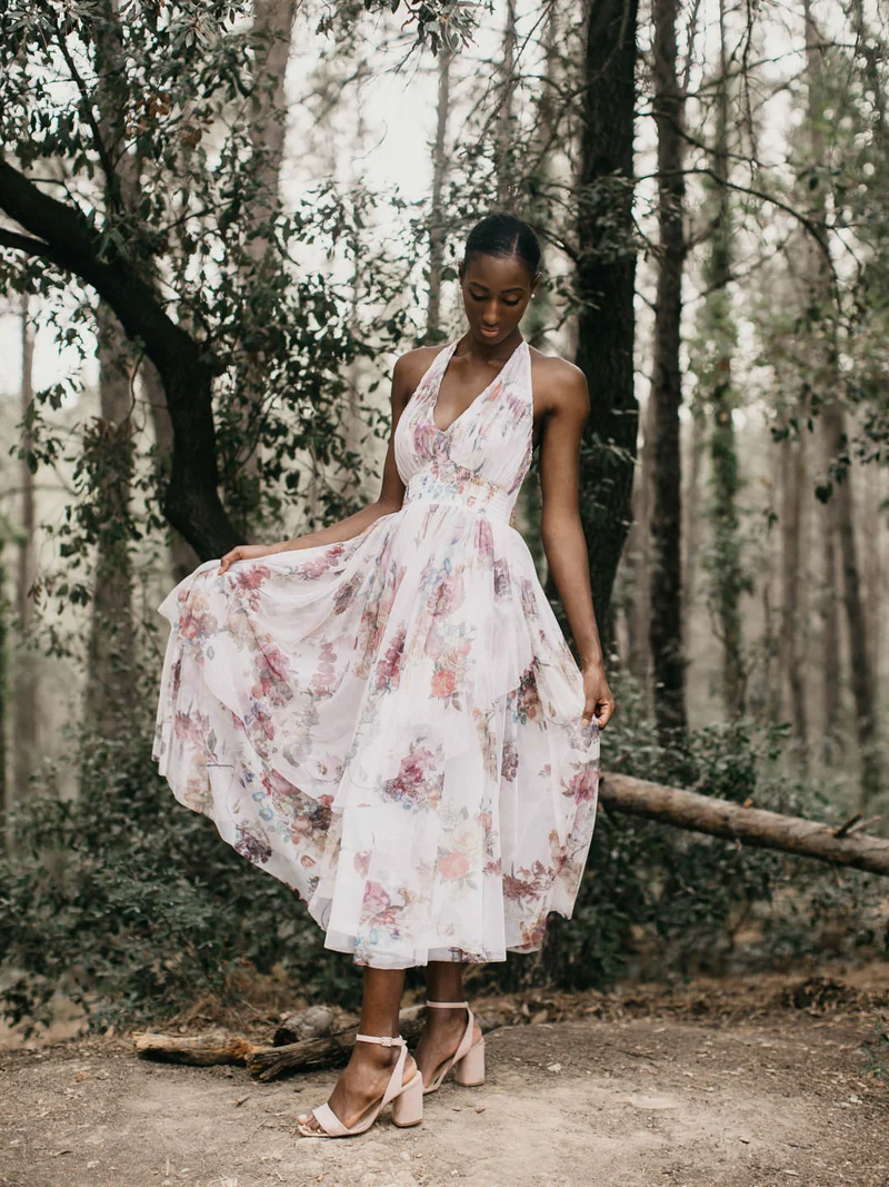 RIANNA MIDI FLORAL PRINT