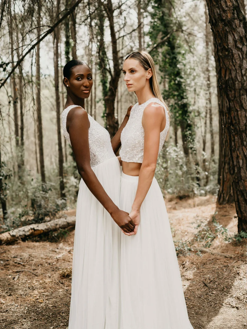 INES MAXI SKIRT CREAM