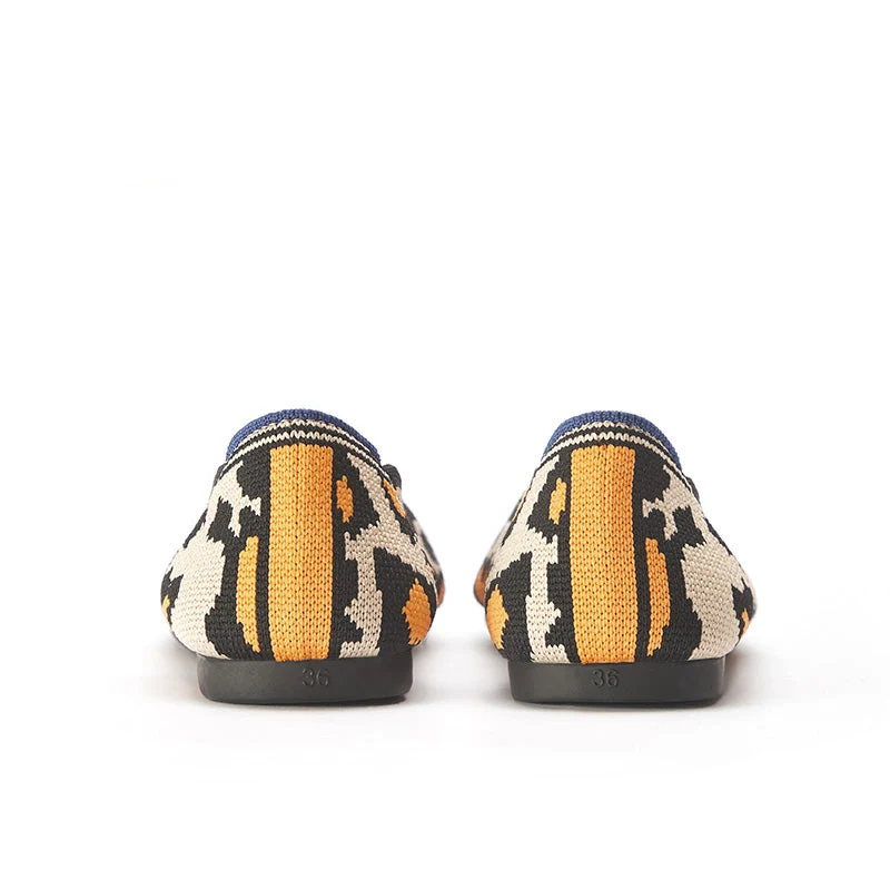 Comfortable Leopard Print Pointed Toe Flats