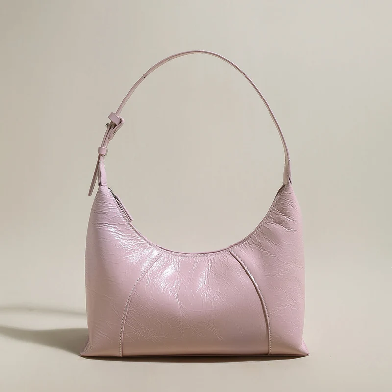 Emmanuelle Leather Shoulder Bag