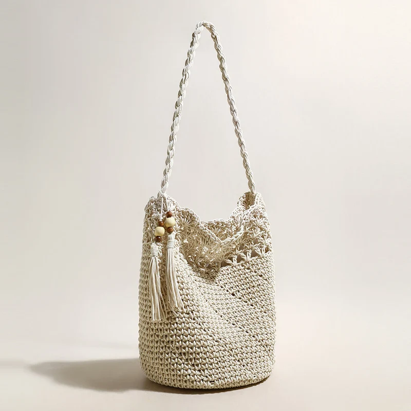 Macrame Beach Tote Bag