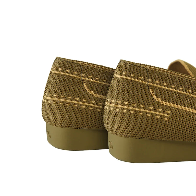Comfortable Slip On Square Toe Loafers