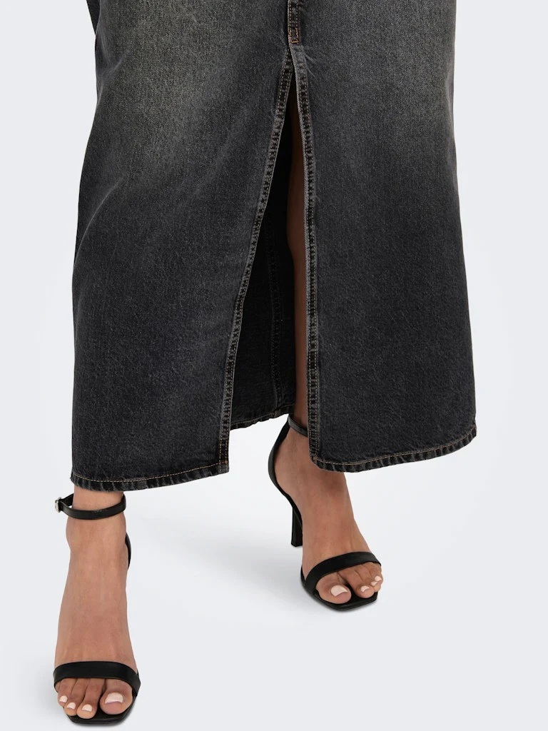 CILLA LONG SLIT SKIRT DNM