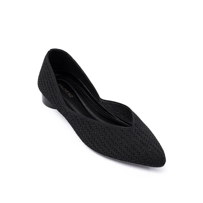 Emma Pointed Toe Low Heel Commuter Flats