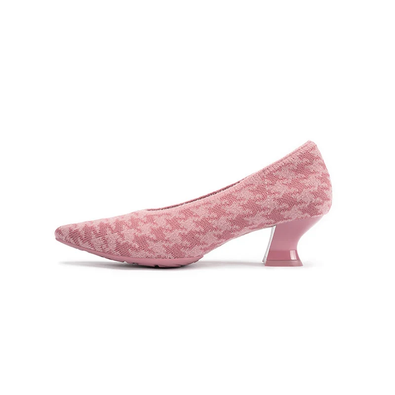 Modern Elegant Block Heel Pumps