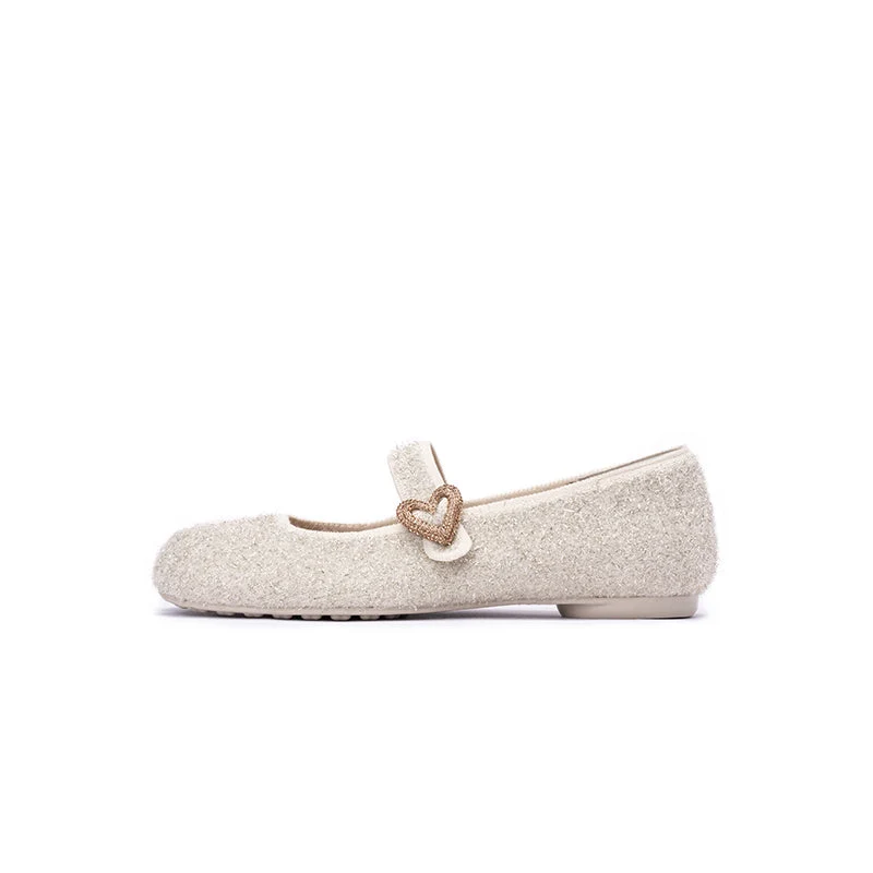 Oriental Split Toe Mary Jane Flat Shoes