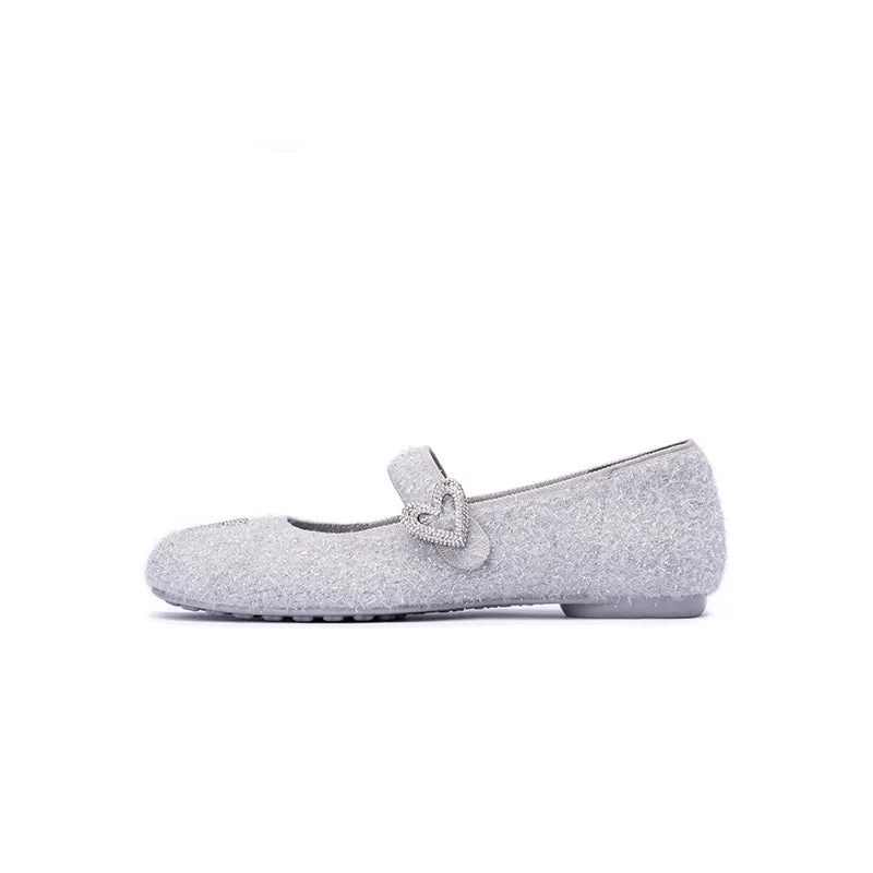 Oriental Split Toe Mary Jane Flat Shoes