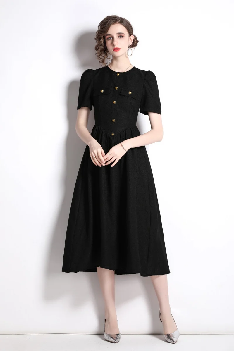 Everyday Elegant Black Dress