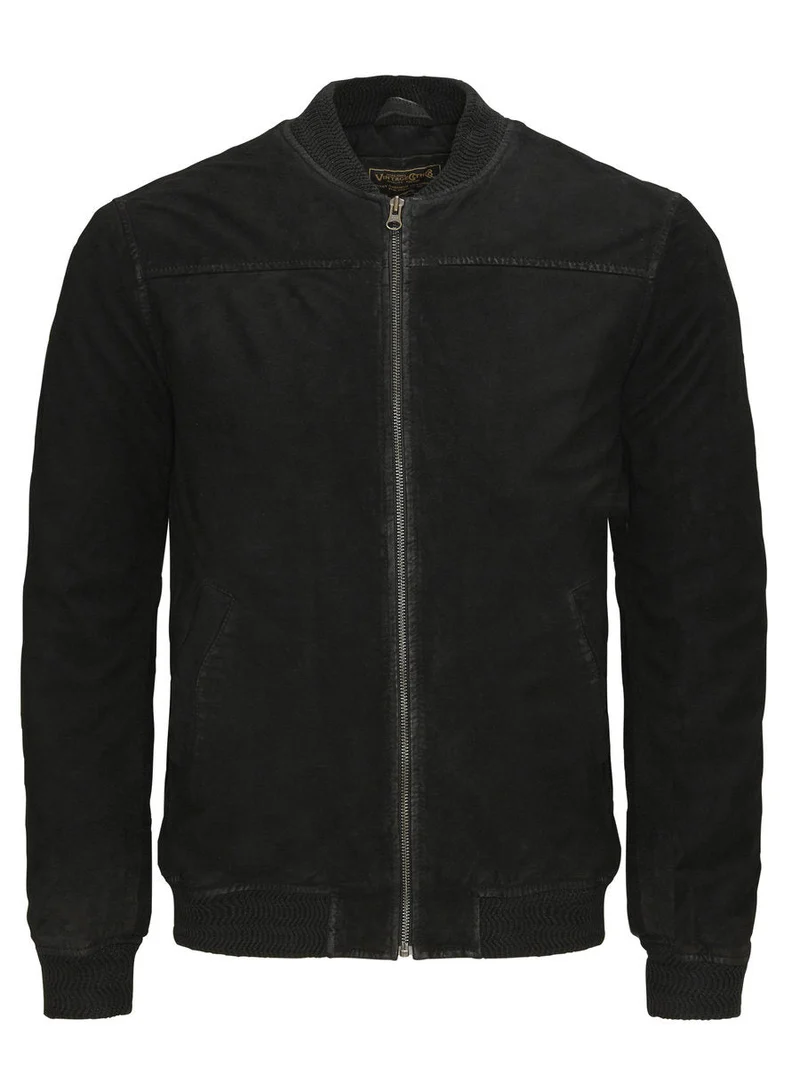 SUEDE BOMBER