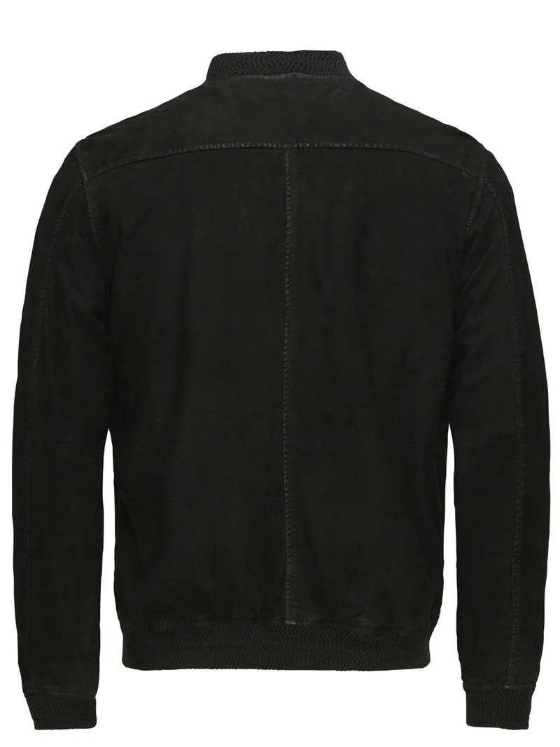 SUEDE BOMBER