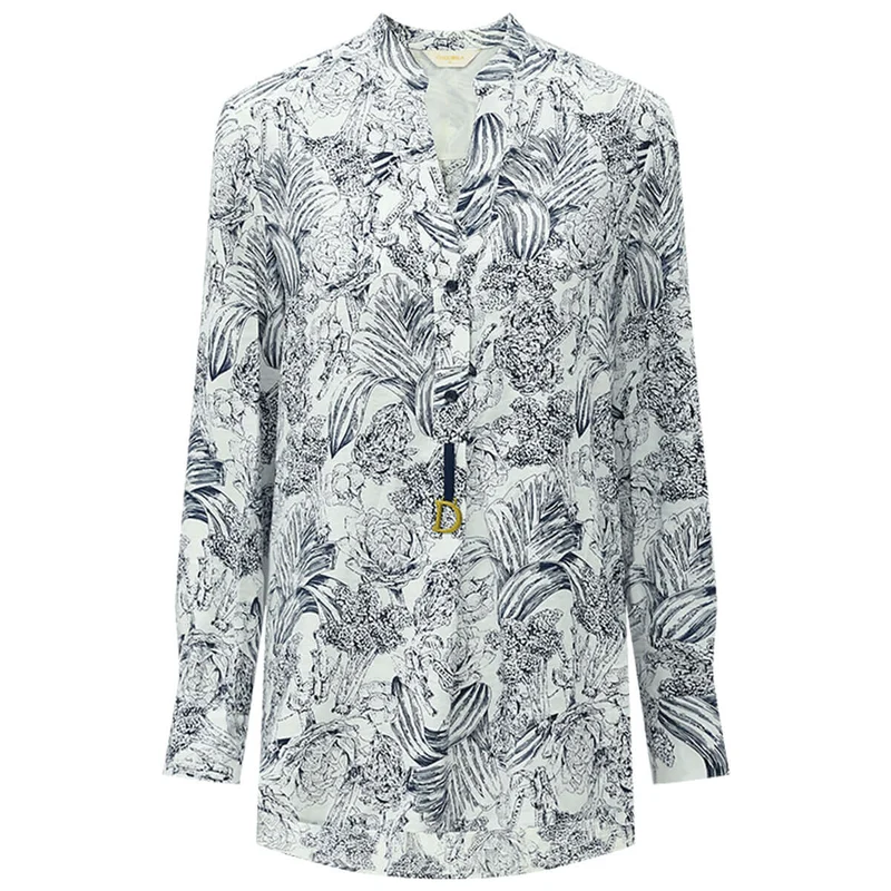 Lily Island Flimsy V-neck Floral Shirt