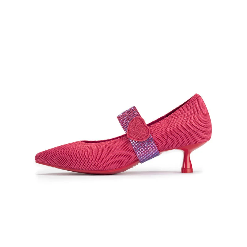 Belle Pointed Toe Mary Jane Heels