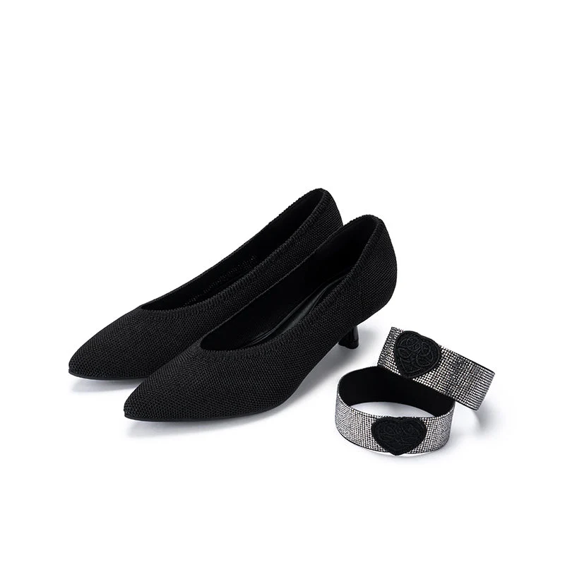 Belle Pointed Toe Mary Jane Heels