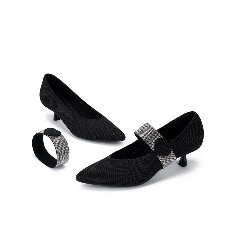 Belle Pointed Toe Mary Jane Heels