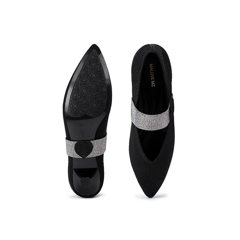 Belle Pointed Toe Mary Jane Heels