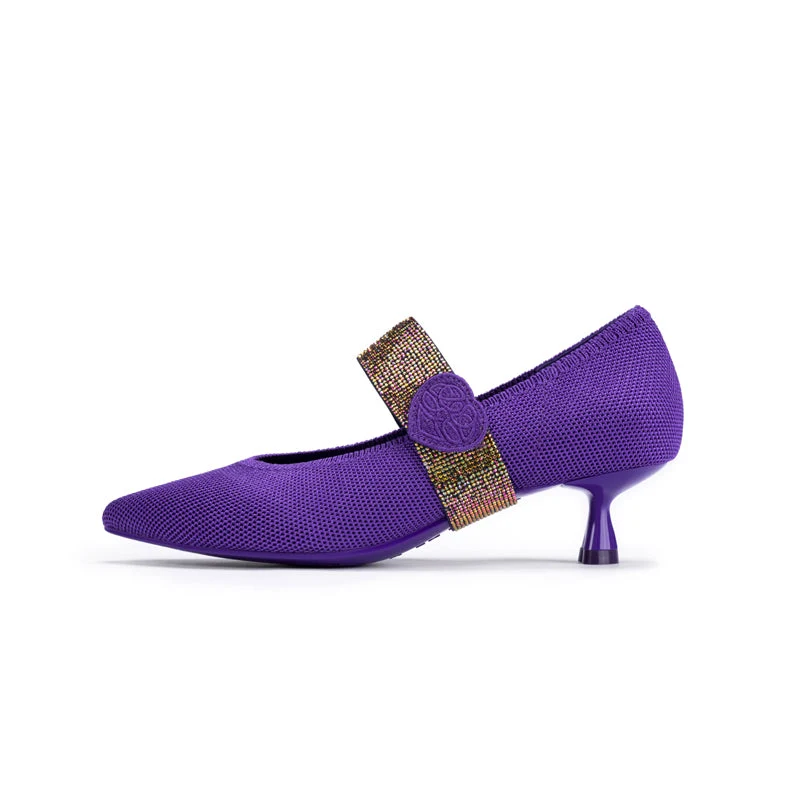 Belle Pointed Toe Mary Jane Heels