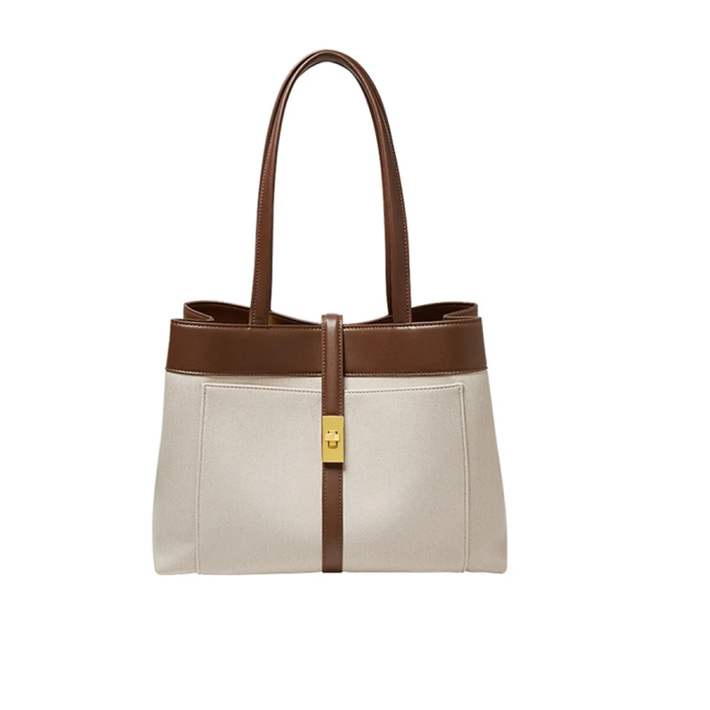 Oregon Metro Leather Buckle Strap Tote Bag